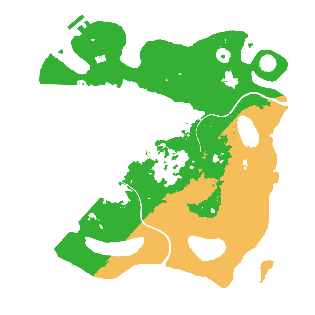 Biome Rust Map: Procedural Map, Size: 3250, Seed: 1337139565