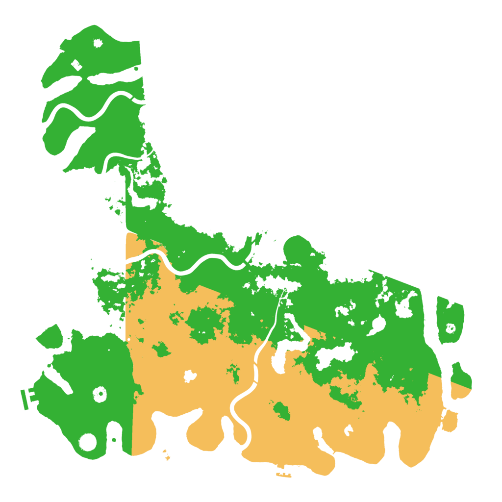 Biome Rust Map: Procedural Map, Size: 5000, Seed: 14258