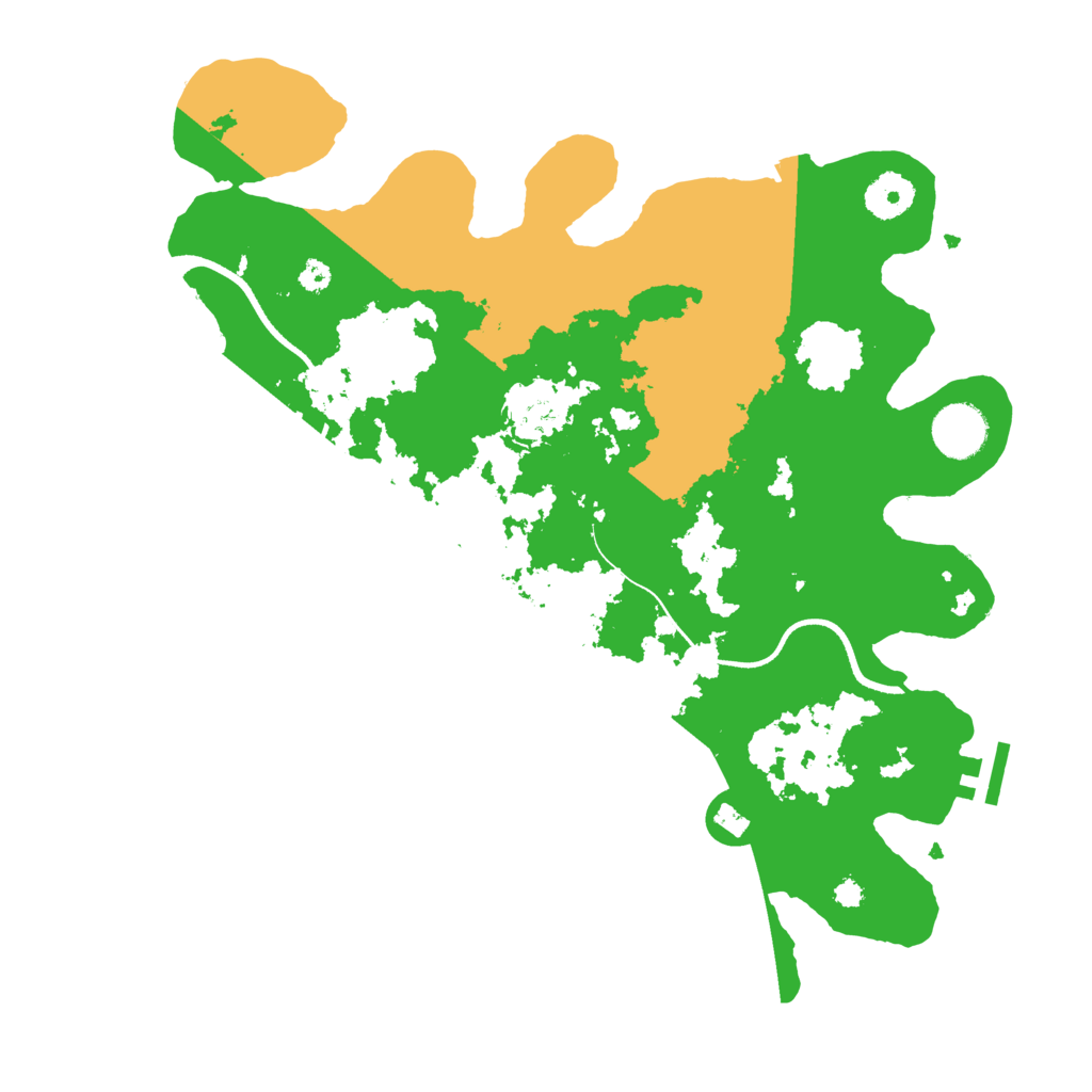 Biome Rust Map: Procedural Map, Size: 3500, Seed: 1660116213