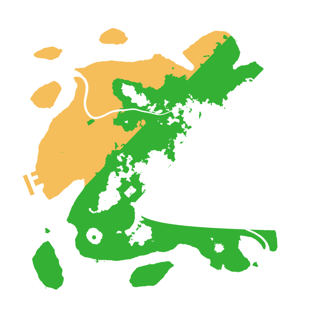 Biome Rust Map: Procedural Map, Size: 3000, Seed: 203494225