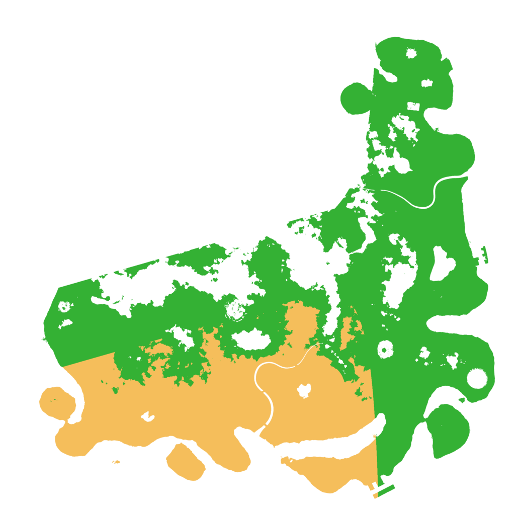 Biome Rust Map: Procedural Map, Size: 4500, Seed: 2022320748
