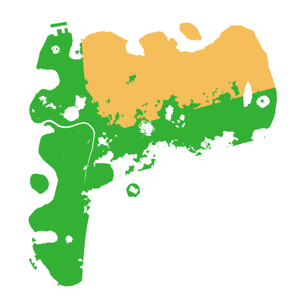 Biome Rust Map: Procedural Map, Size: 3750, Seed: 878894481