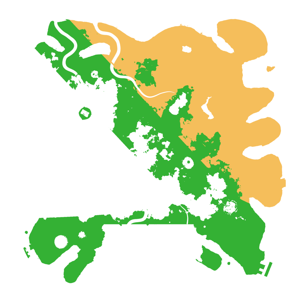 Biome Rust Map: Procedural Map, Size: 4000, Seed: 810728077
