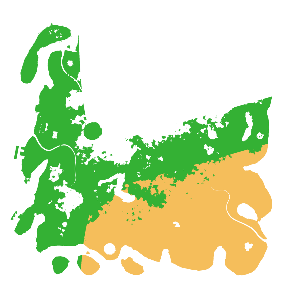 Biome Rust Map: Procedural Map, Size: 4500, Seed: 93931717