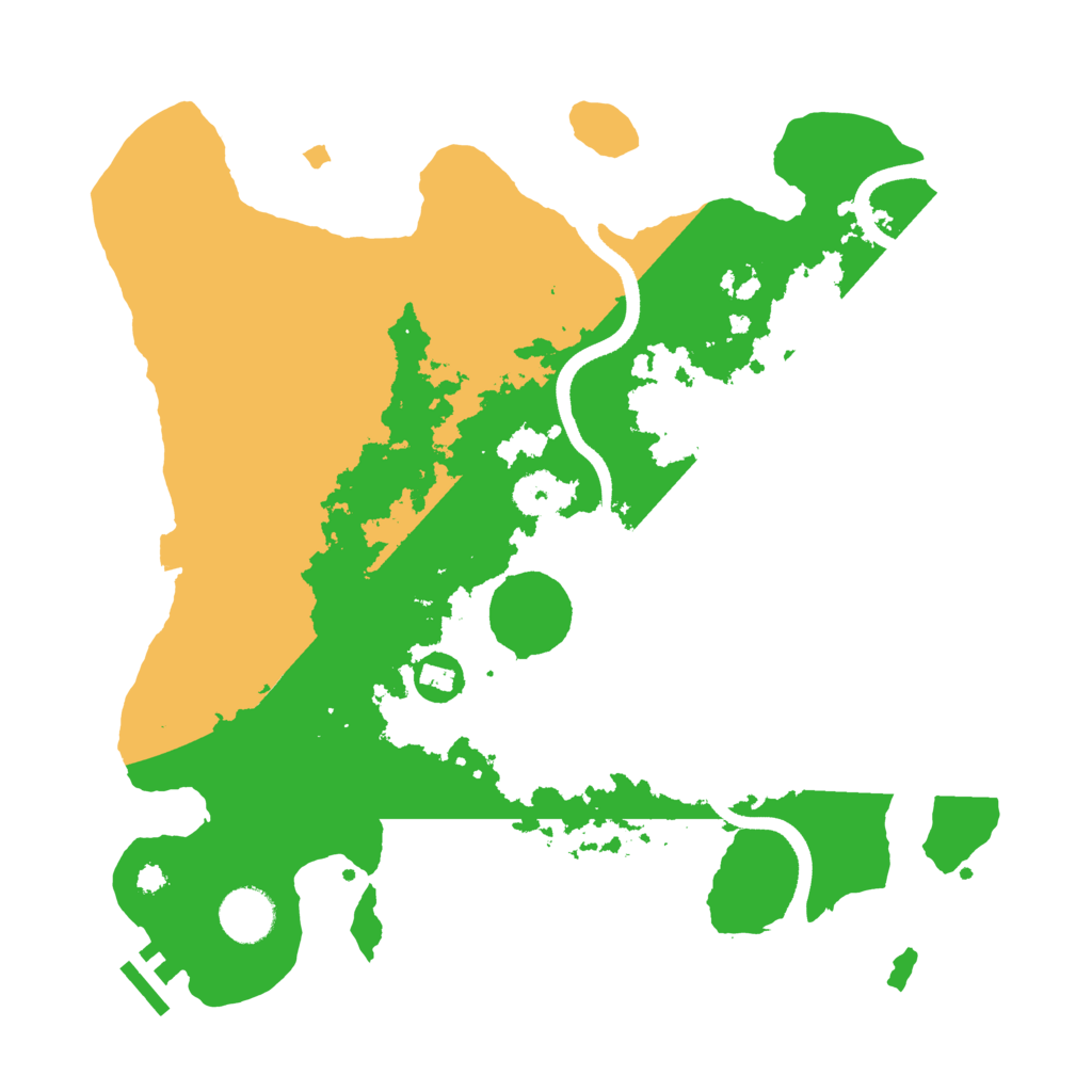 Biome Rust Map: Procedural Map, Size: 3500, Seed: 459599272