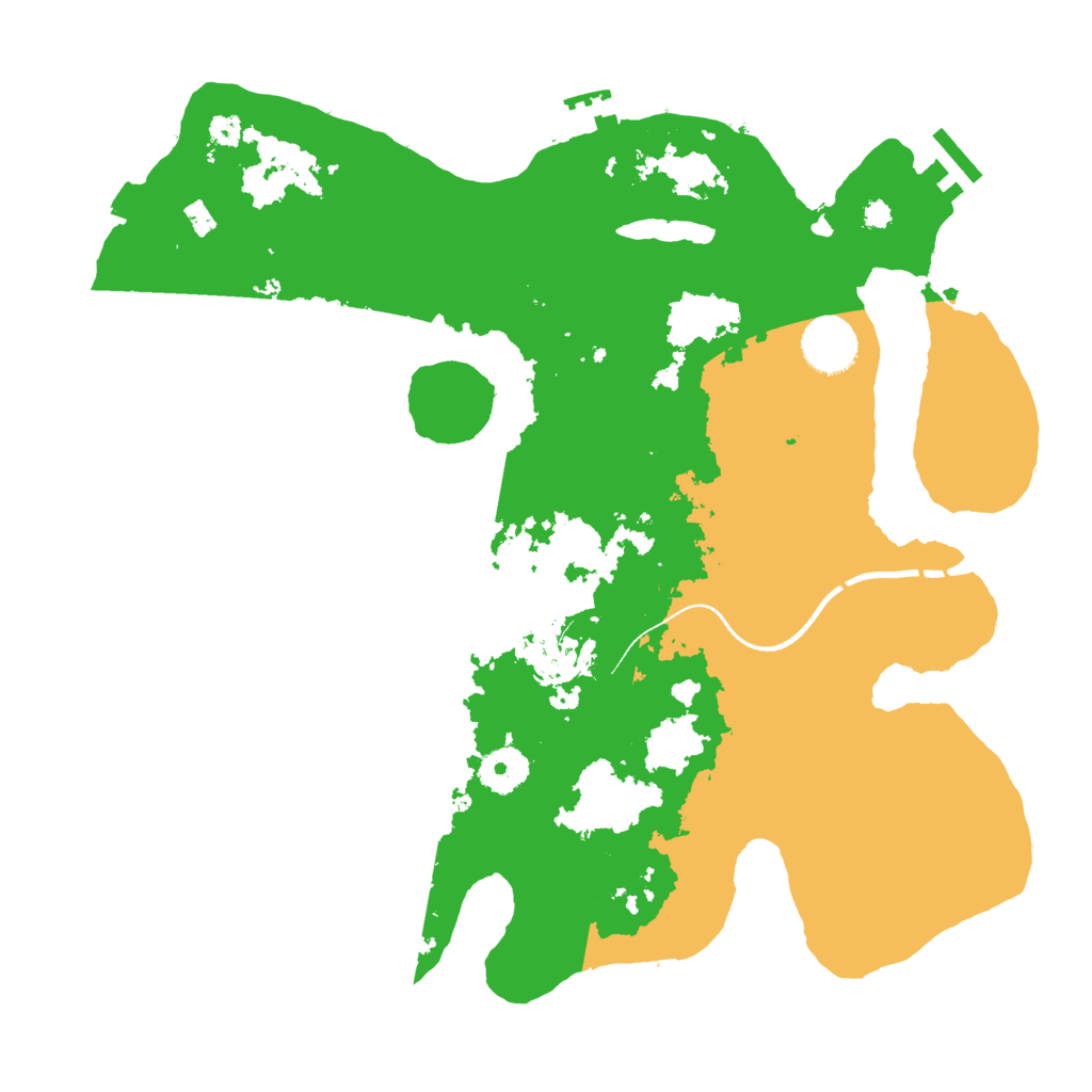 Biome Rust Map: Procedural Map, Size: 3500, Seed: 1744654771