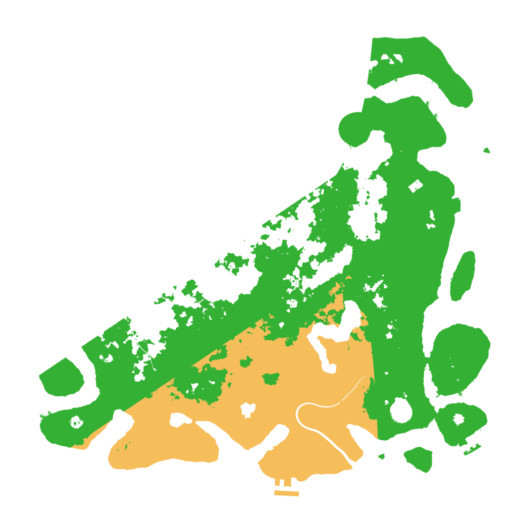Biome Rust Map: Procedural Map, Size: 4250, Seed: 3614
