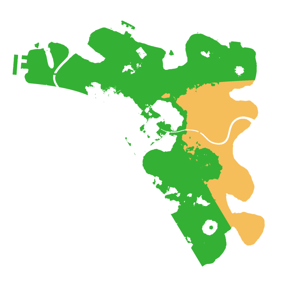 Biome Rust Map: Procedural Map, Size: 3000, Seed: 46969