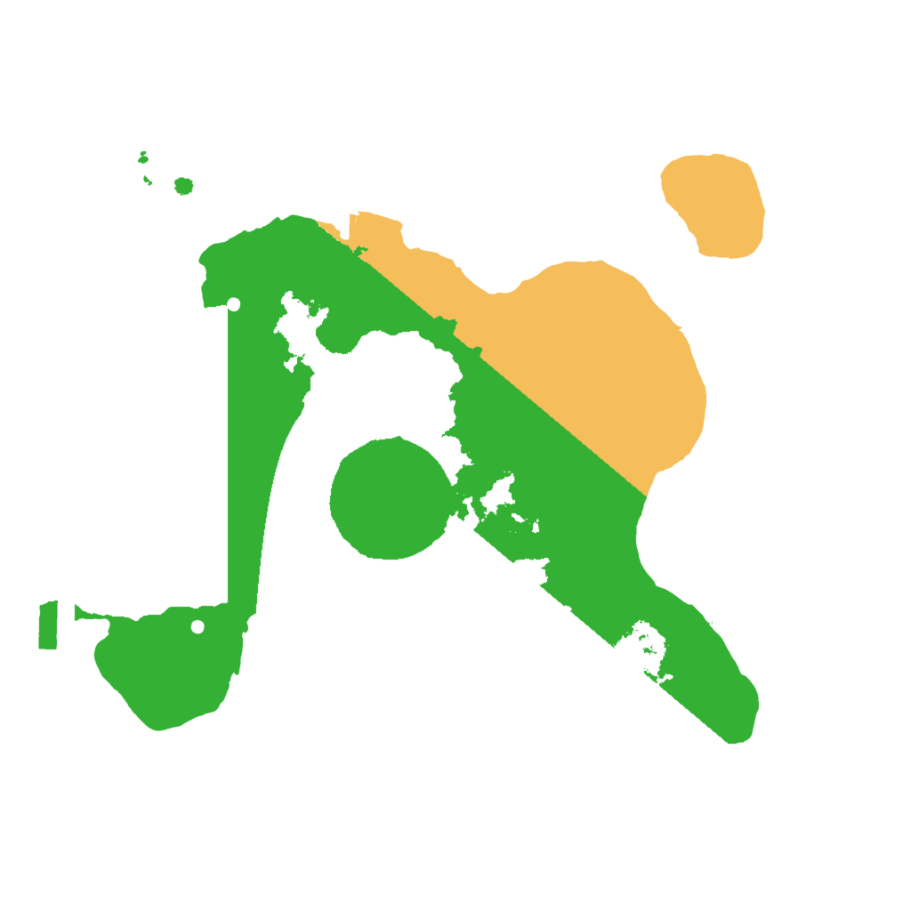 Biome Rust Map: Procedural Map, Size: 2000, Seed: 13031985