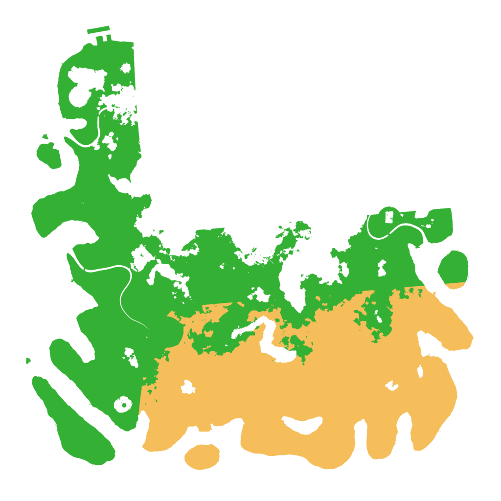 Biome Rust Map: Procedural Map, Size: 4500, Seed: 4518659
