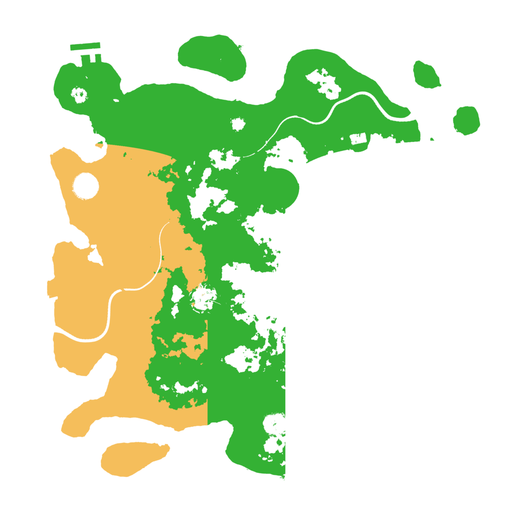 Biome Rust Map: Procedural Map, Size: 3500, Seed: 577014545