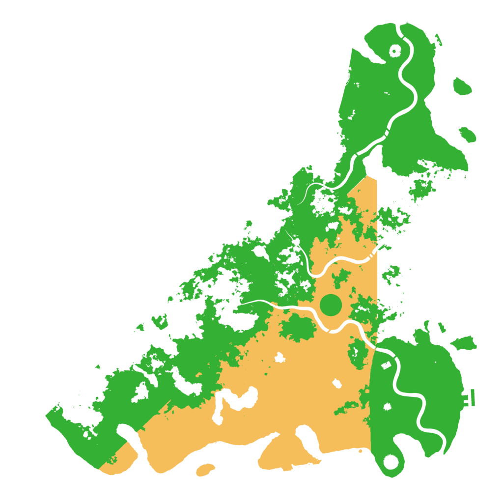 Biome Rust Map: Procedural Map, Size: 6000, Seed: 1576210779