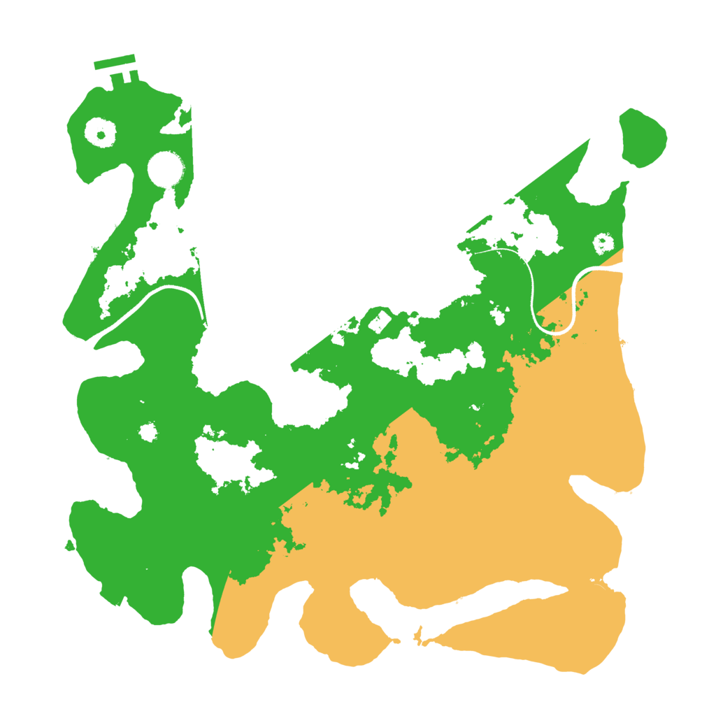 Biome Rust Map: Procedural Map, Size: 3500, Seed: 1716782422