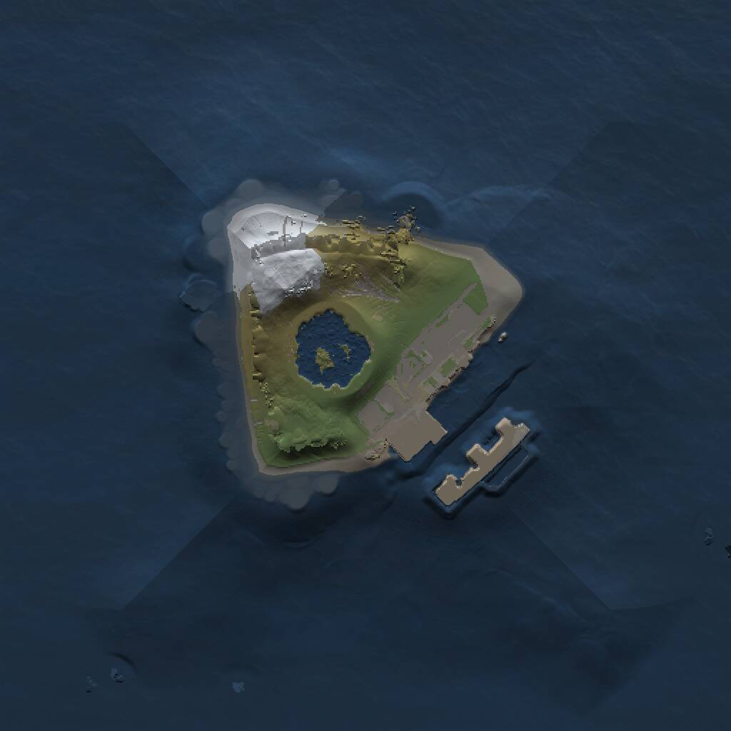 Rust Map: Procedural Map, Size: 1000, Seed: 23137, 2 Monuments