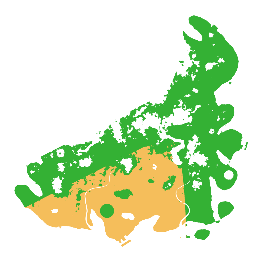 Biome Rust Map: Procedural Map, Size: 4800, Seed: 678319035