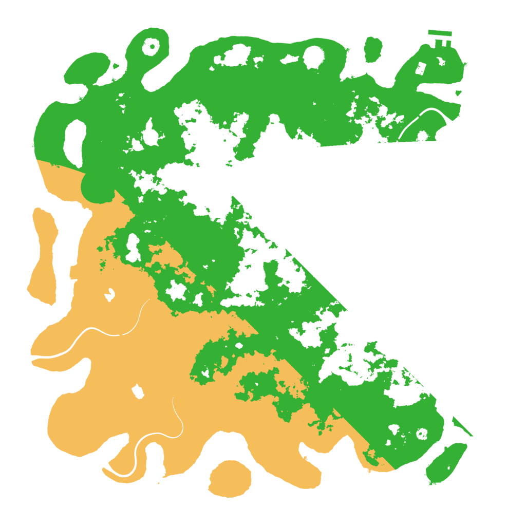 Biome Rust Map: Procedural Map, Size: 4500, Seed: 1601960504