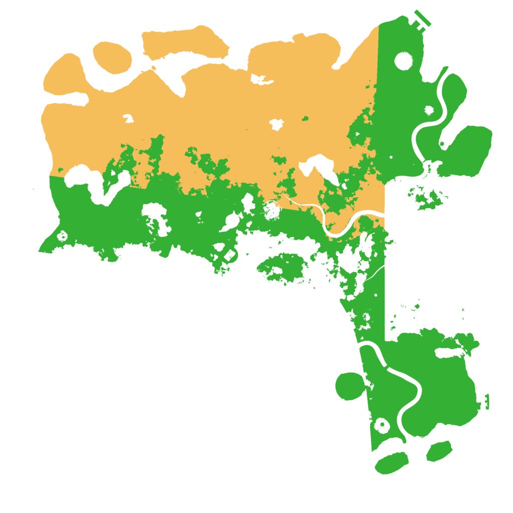 Biome Rust Map: Procedural Map, Size: 5000, Seed: 146433474