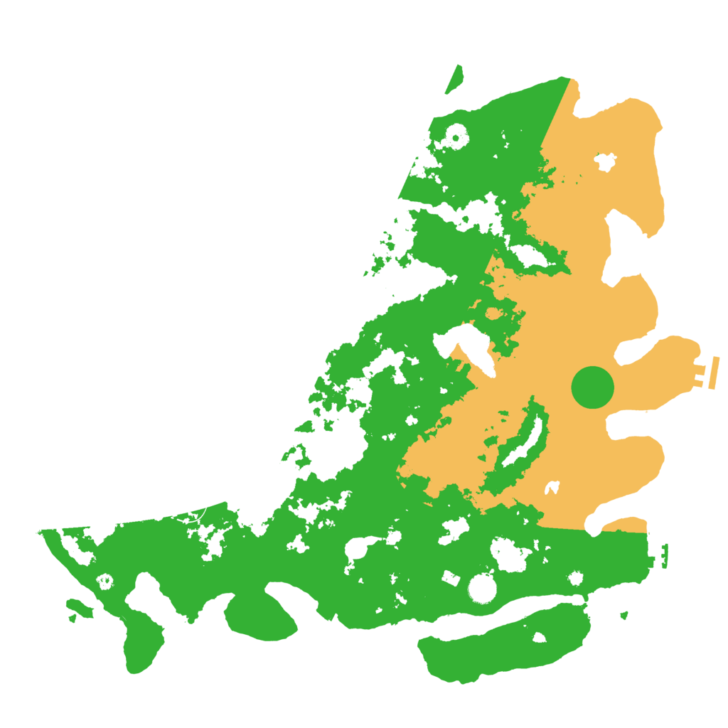 Biome Rust Map: Procedural Map, Size: 4500, Seed: 20250212