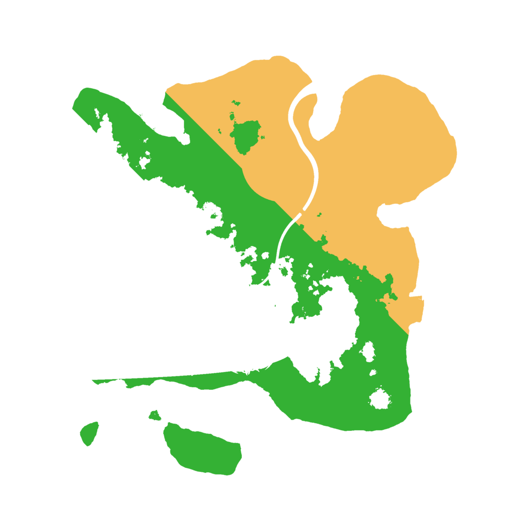 Biome Rust Map: Procedural Map, Size: 2300, Seed: 10957221