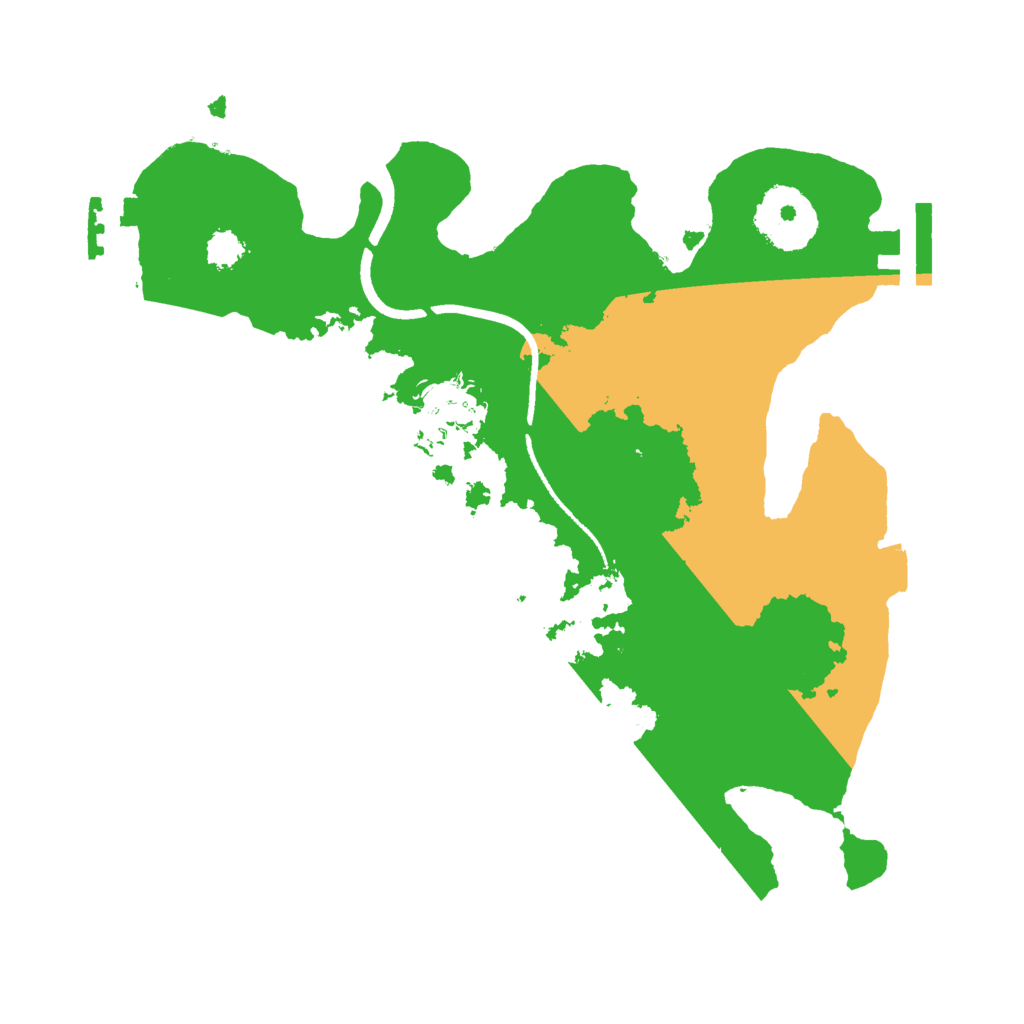 Biome Rust Map: Procedural Map, Size: 2500, Seed: 48356