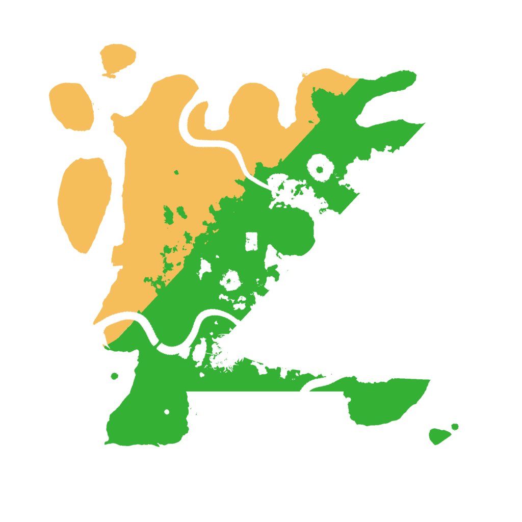 Biome Rust Map: Procedural Map, Size: 3000, Seed: 737993324