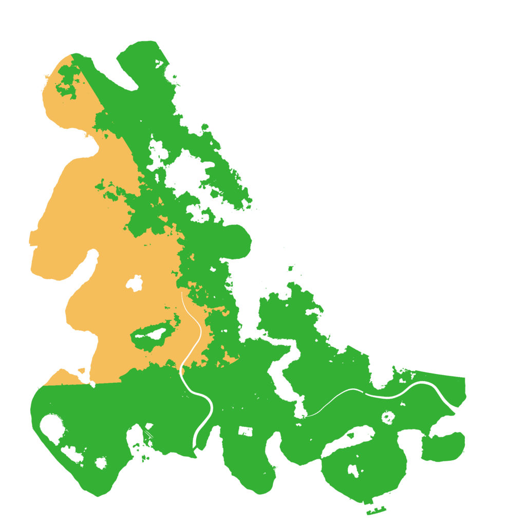 Biome Rust Map: Procedural Map, Size: 4050, Seed: 1321154706