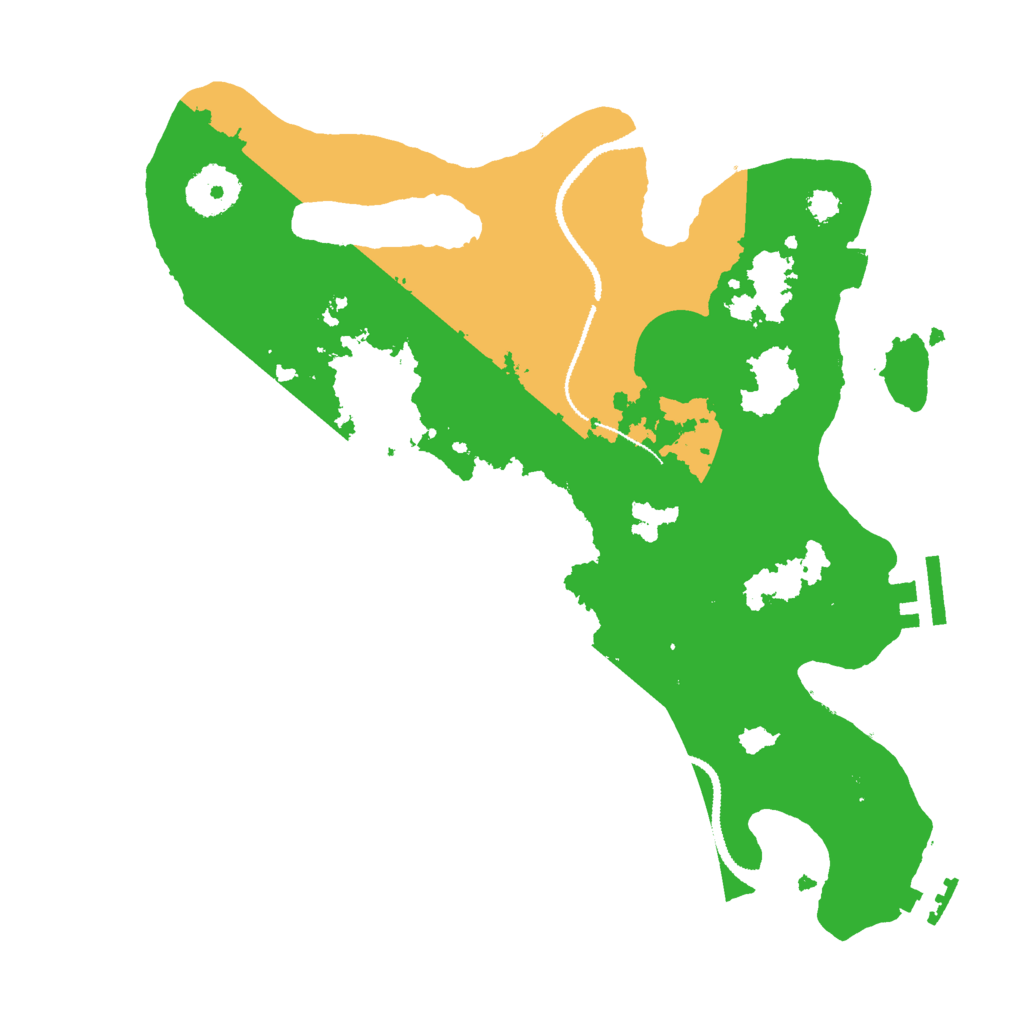 Biome Rust Map: Procedural Map, Size: 3000, Seed: 16745