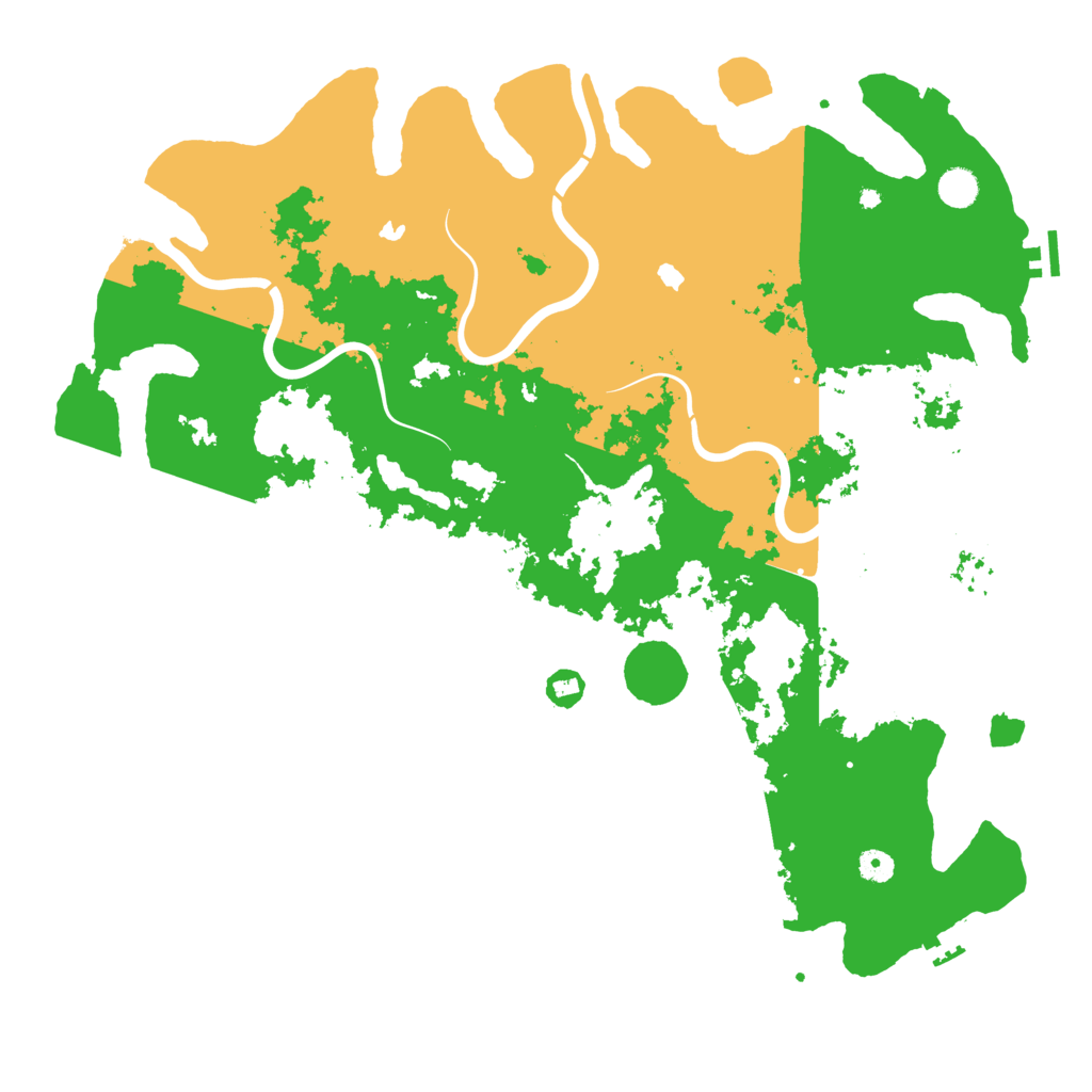 Biome Rust Map: Procedural Map, Size: 4800, Seed: 689777