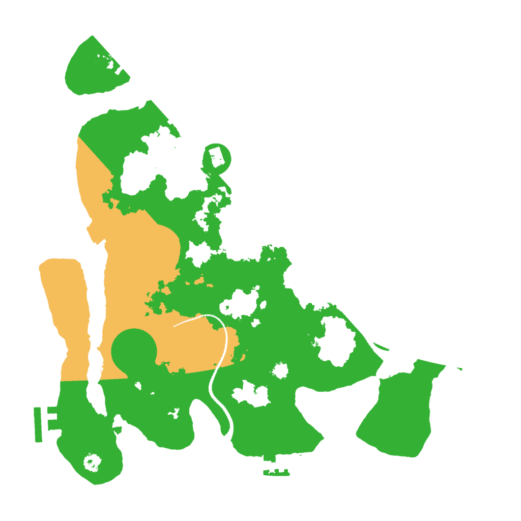 Biome Rust Map: Procedural Map, Size: 3004, Seed: 6666668