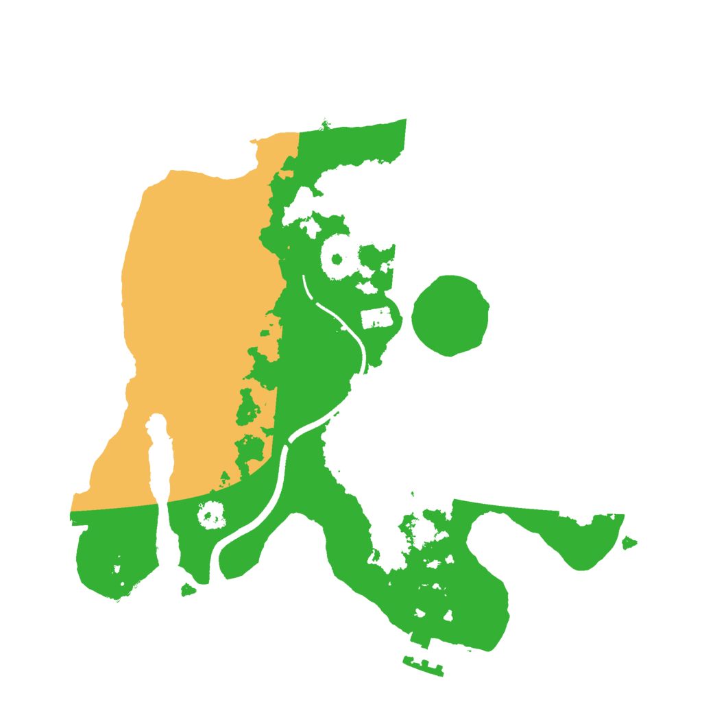 Biome Rust Map: Procedural Map, Size: 2500, Seed: 600931195