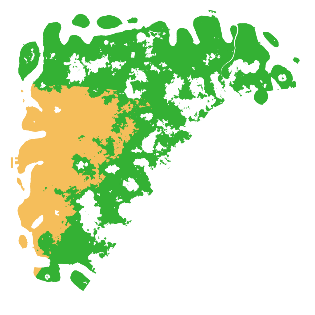 Biome Rust Map: Procedural Map, Size: 6000, Seed: 19766079
