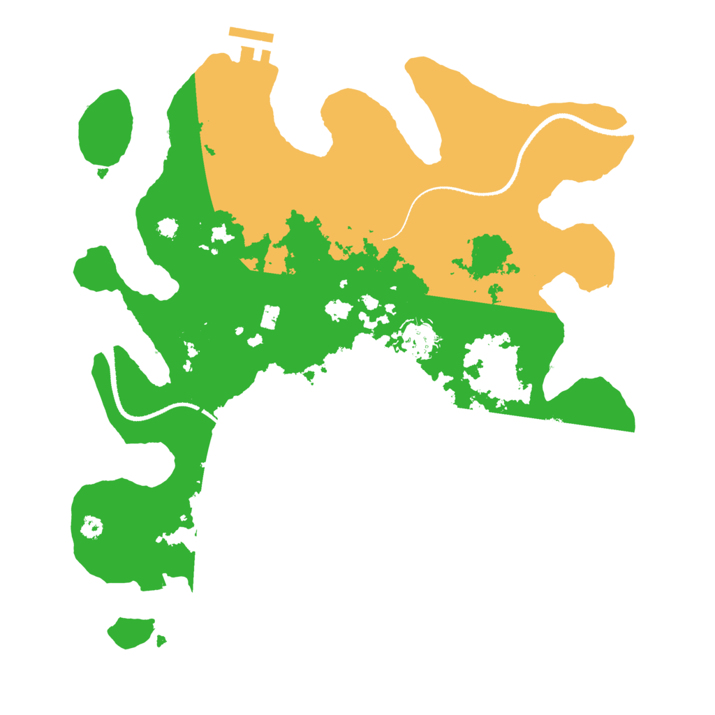 Biome Rust Map: Procedural Map, Size: 3250, Seed: 484635