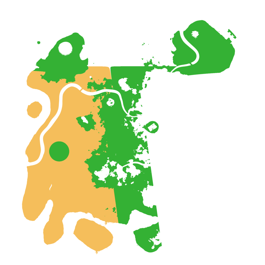 Biome Rust Map: Procedural Map, Size: 3500, Seed: 1314217258