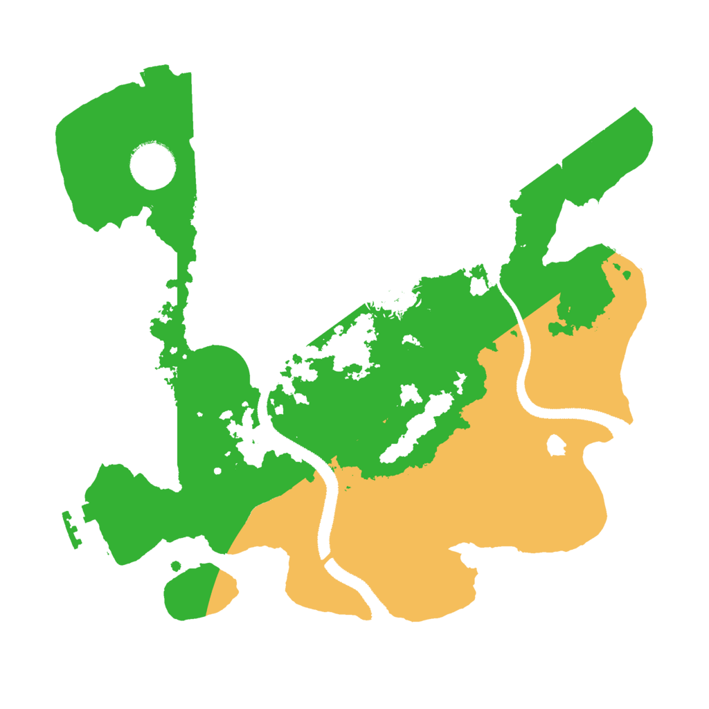 Biome Rust Map: Procedural Map, Size: 2800, Seed: 966337628