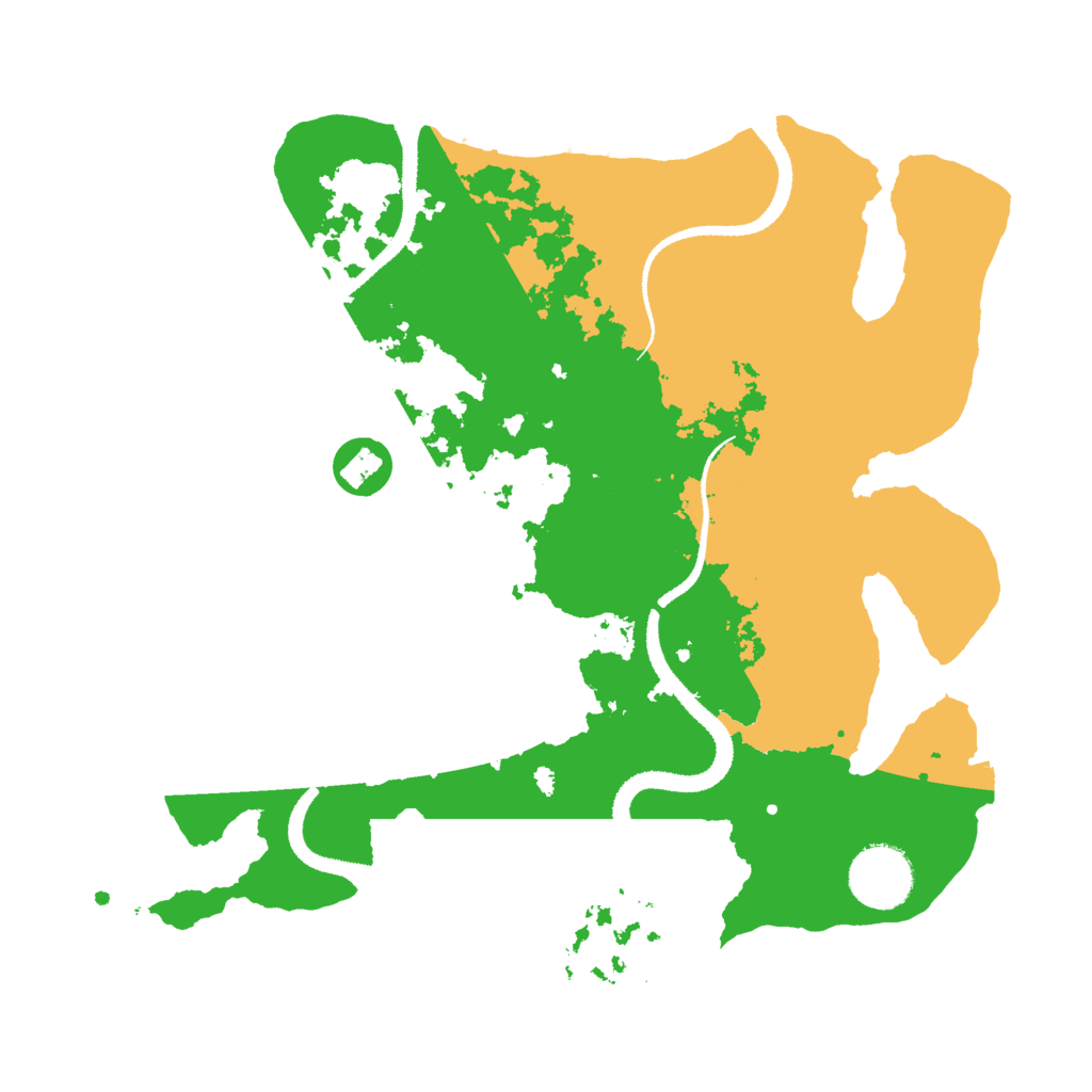 Biome Rust Map: Procedural Map, Size: 3000, Seed: 48593939