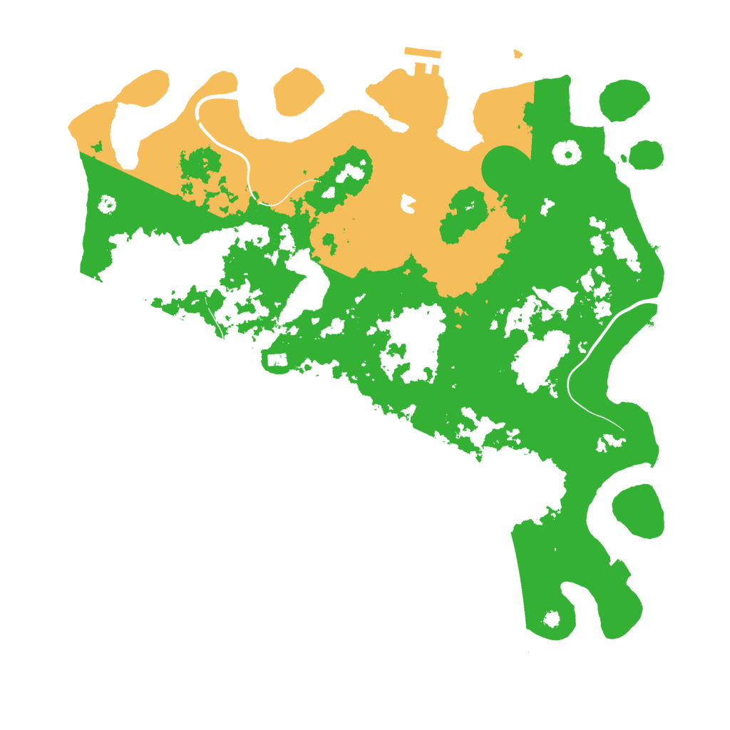 Biome Rust Map: Procedural Map, Size: 4050, Seed: 1862838068