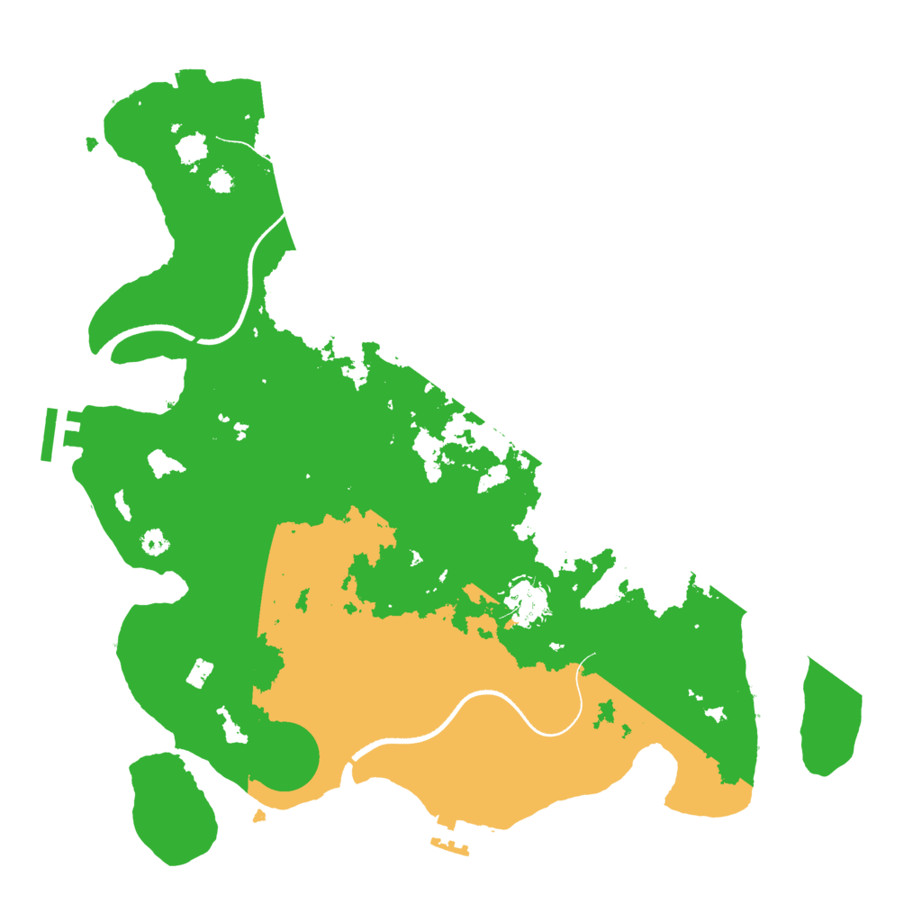 Biome Rust Map: Procedural Map, Size: 3500, Seed: 1807448145