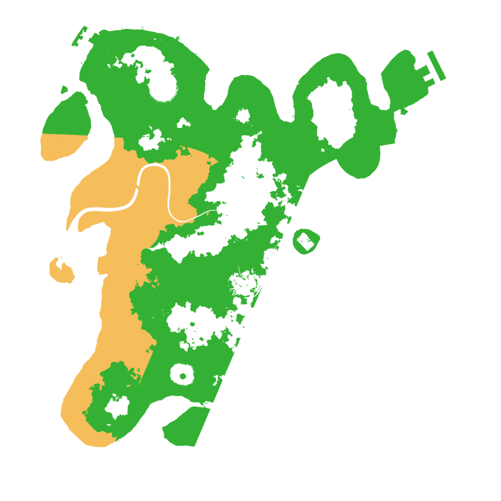 Biome Rust Map: Procedural Map, Size: 3250, Seed: 23