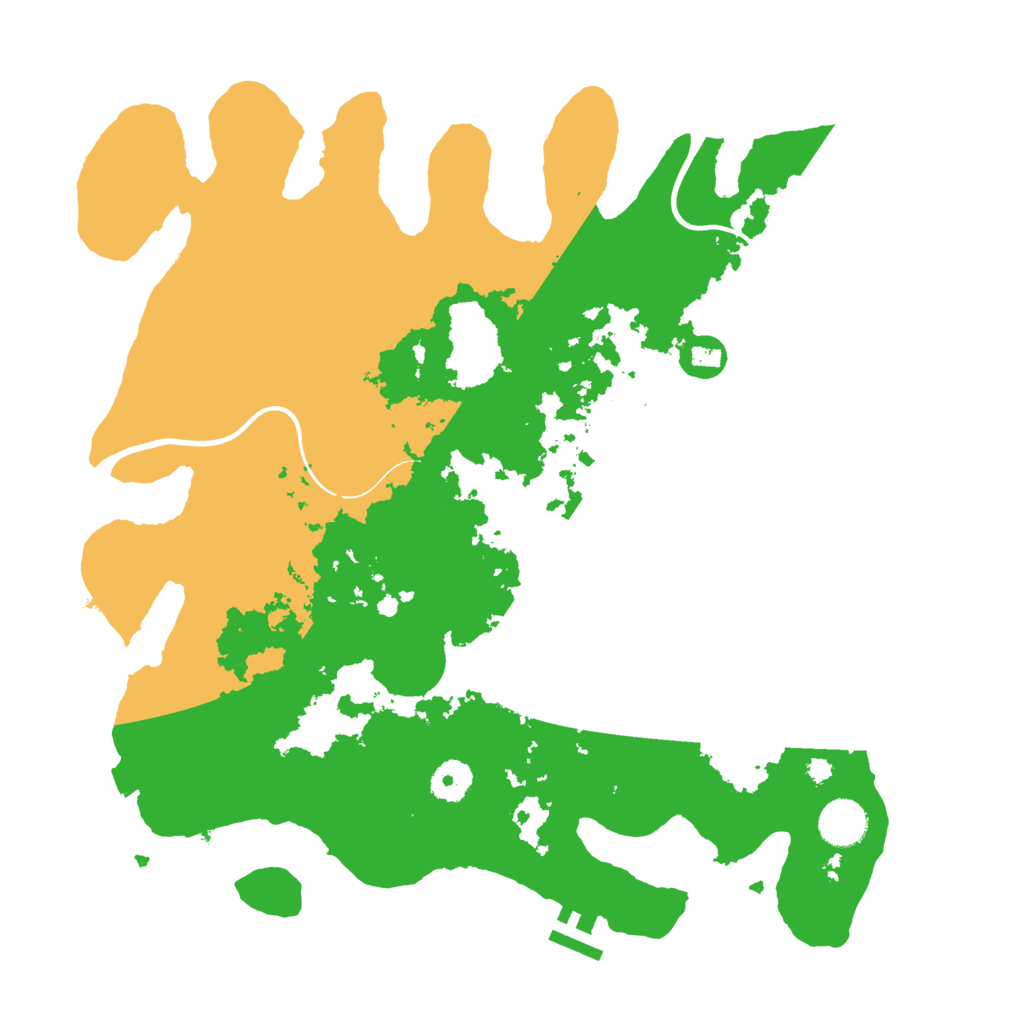 Biome Rust Map: Procedural Map, Size: 3750, Seed: 1574693291