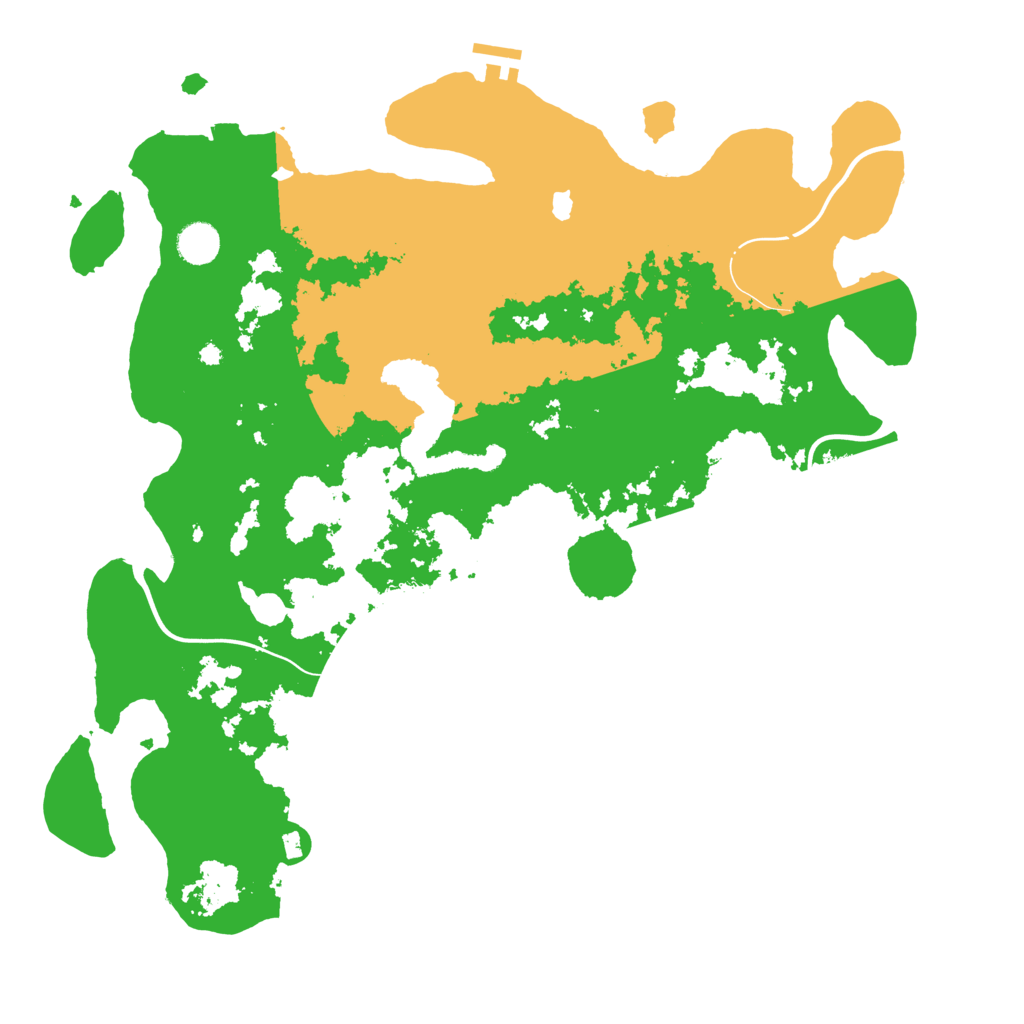 Biome Rust Map: Procedural Map, Size: 4250, Seed: 5874