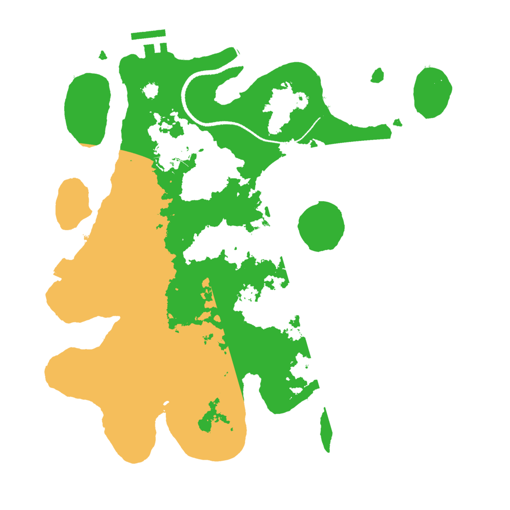 Biome Rust Map: Procedural Map, Size: 3000, Seed: 45245