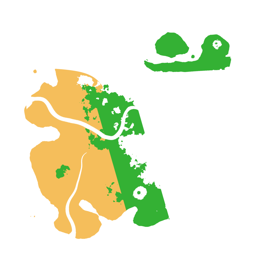 Biome Rust Map: Procedural Map, Size: 3000, Seed: 21920