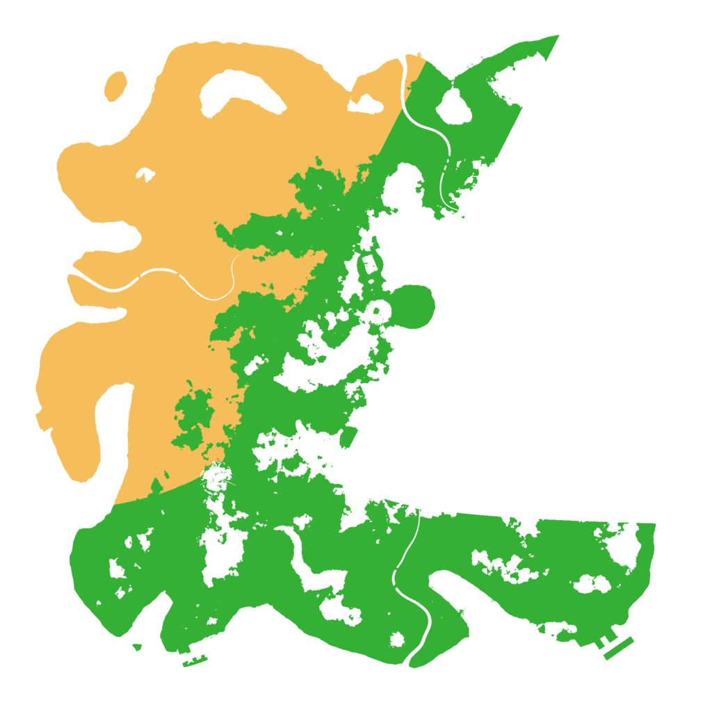 Biome Rust Map: Procedural Map, Size: 4300, Seed: 998998