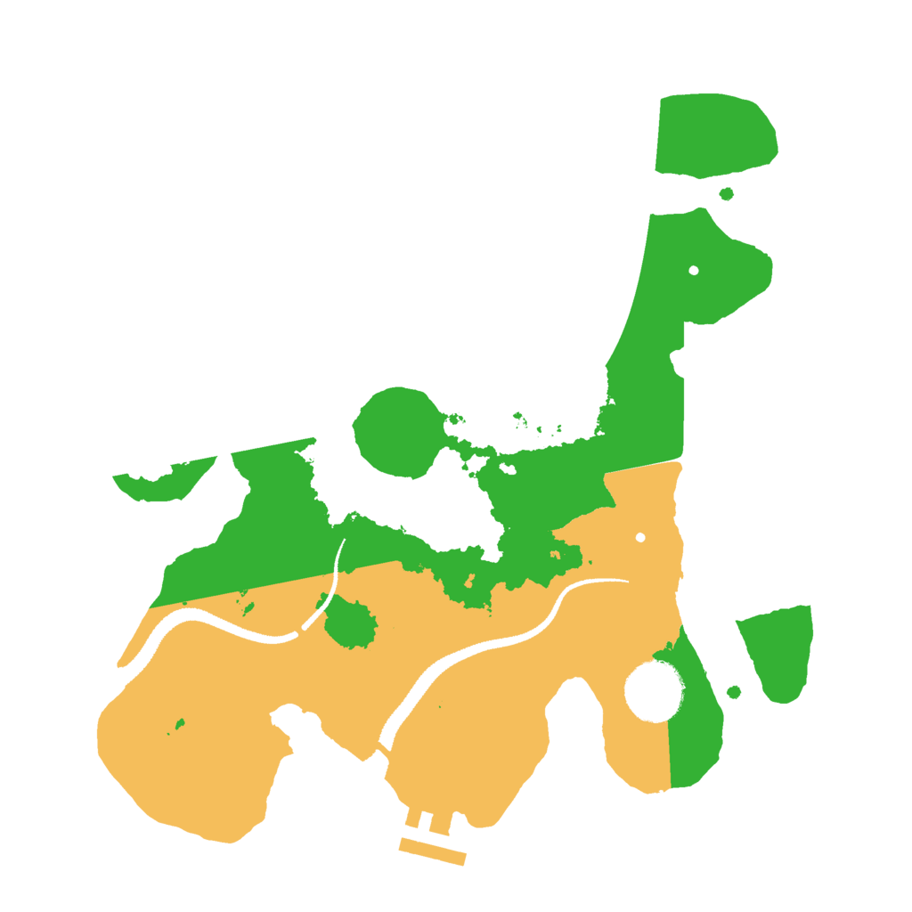 Biome Rust Map: Procedural Map, Size: 2750, Seed: 49999