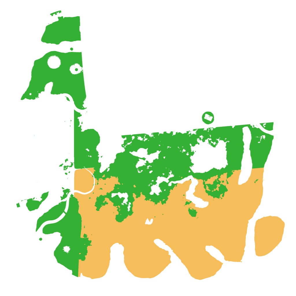 Biome Rust Map: Procedural Map, Size: 4000, Seed: 58663