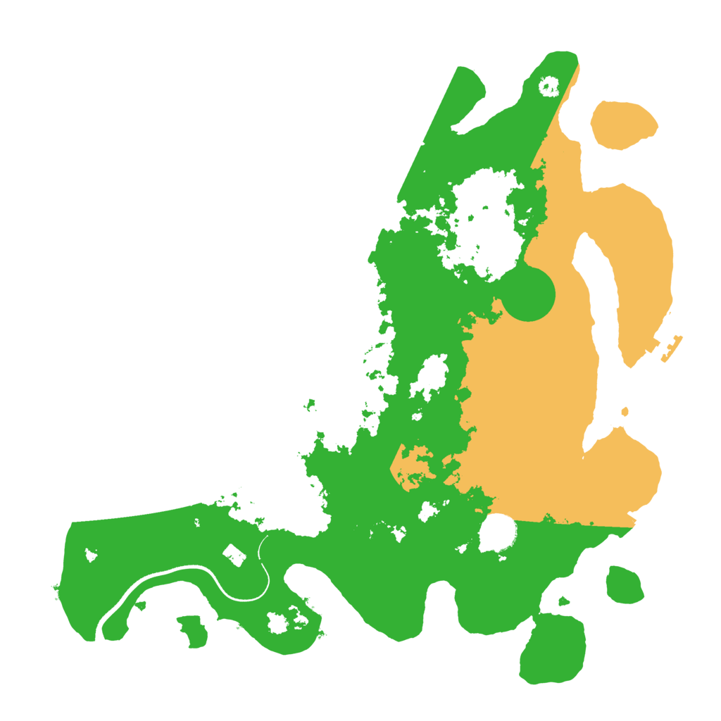 Biome Rust Map: Procedural Map, Size: 3500, Seed: 97318