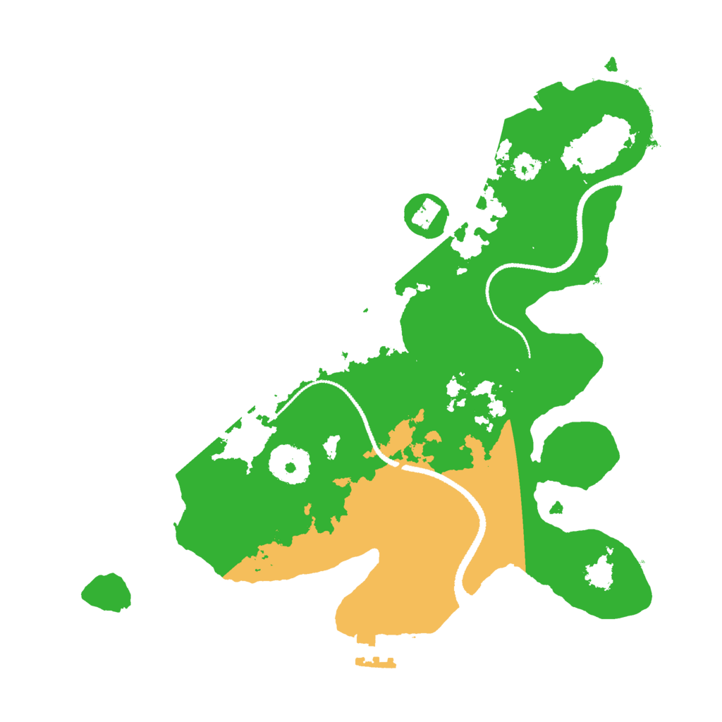 Biome Rust Map: Procedural Map, Size: 2700, Seed: 42992