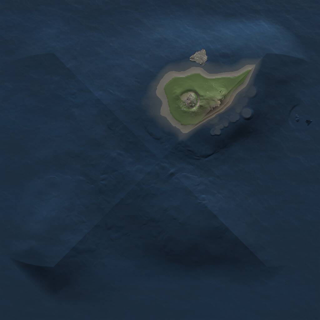 Rust Map: Procedural Map, Size: 1000, Seed: 377537559, 1 Monuments