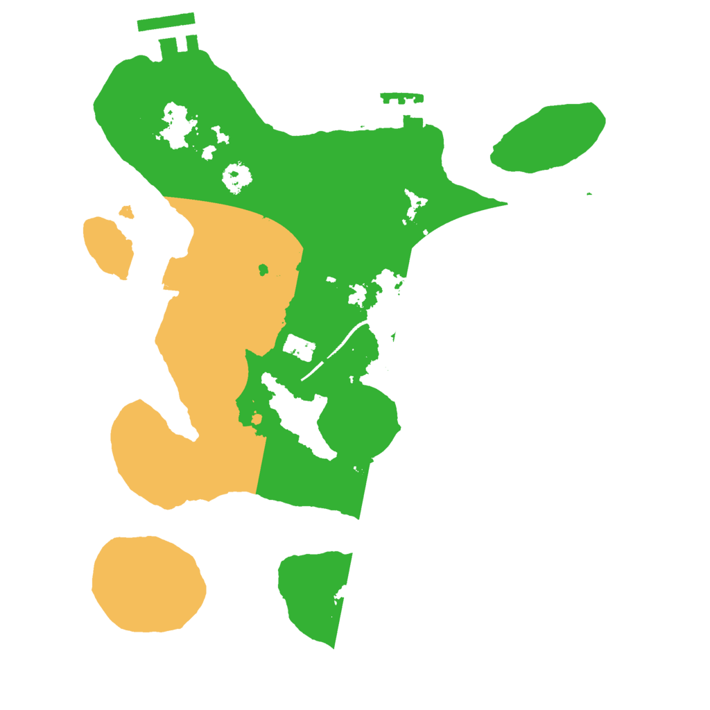 Biome Rust Map: Procedural Map, Size: 2500, Seed: 262