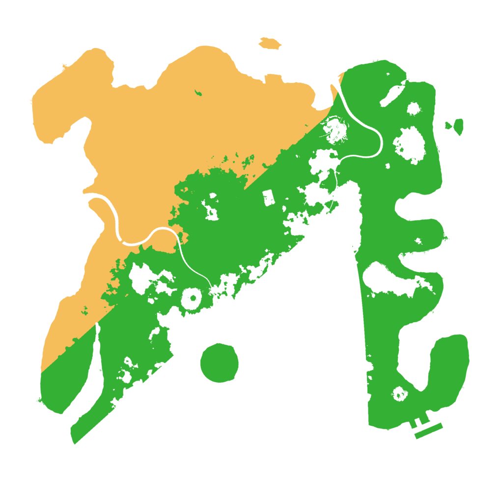 Biome Rust Map: Procedural Map, Size: 3500, Seed: 702765578